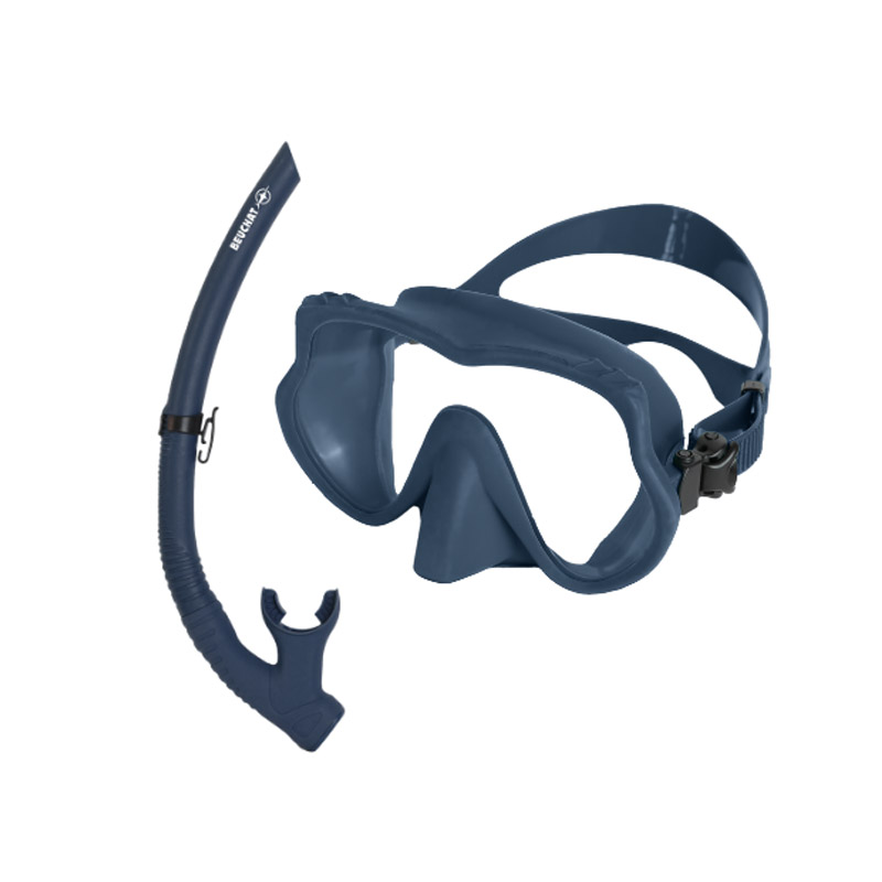 BEUCHAT SET FMS ATOLL - DEEP BLUE (Purge Spy)