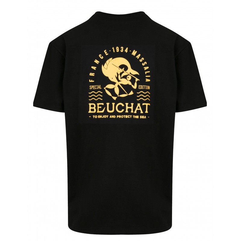 BEUCHAT BLACK TEE-SHIRT - 90 YEARS COLLECTION