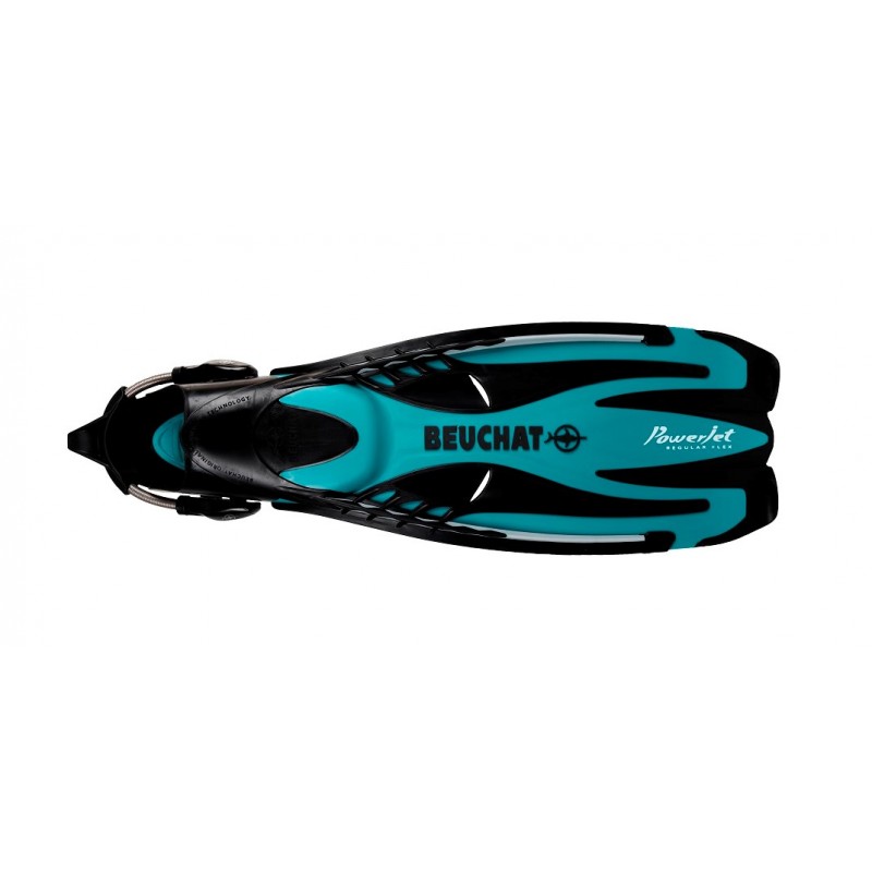 BEUCHAT POWER JET - BARETA CU ARC - REGULAR FLEX - ATOLL BLUE