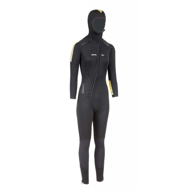Echipament Scufundari - Costume Neopren - 1DIVE WOMAN - OVERALL WITH HOOD-ATTACHED 5 MM