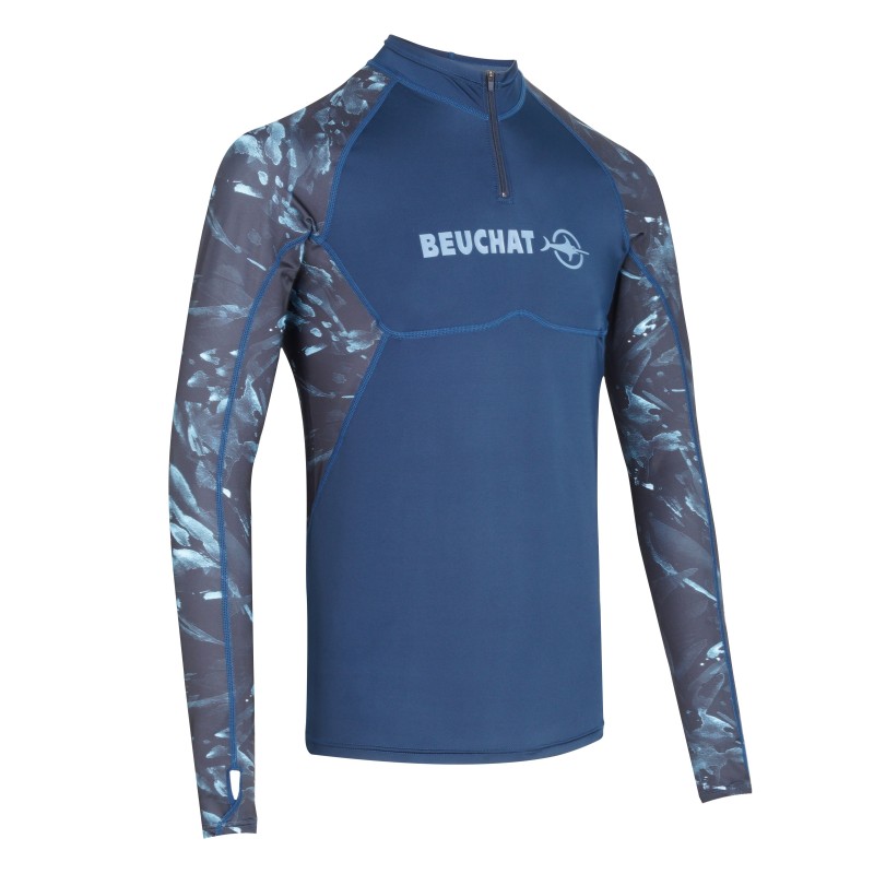 Echipament Snorkeling - Costum de snorkeling - ATOLL RASHGUARD MAN LONG SLEEVES - SEAWEED