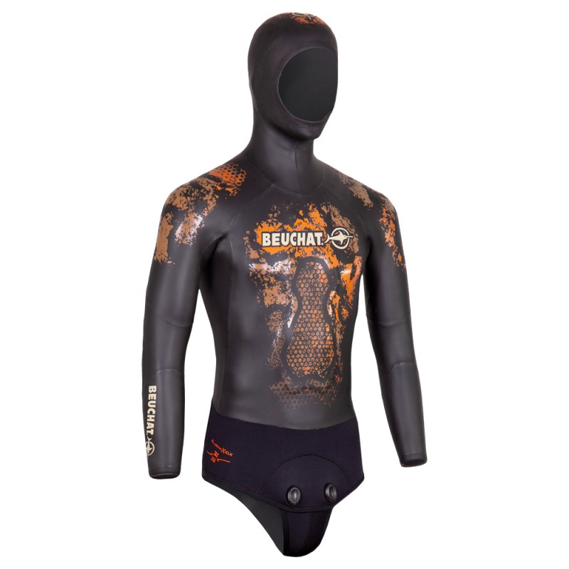 Echipament Spearfishing - Costume neopren - ELITE - JACKET 7 MM - OPEN CELL INSIDE, SMOOTH SKIN OUTSIDE